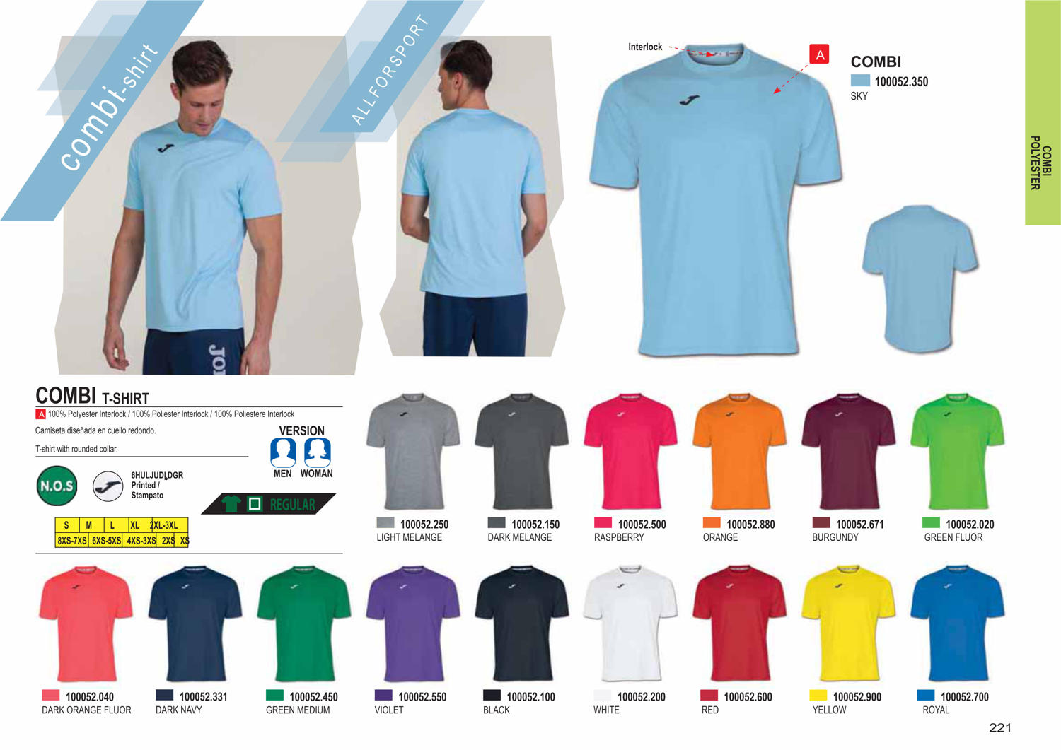 Chollo! Camisetas deportivas hombre Joma Combi en varios colores por 5,99€
