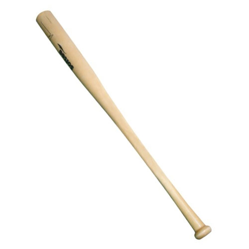 Tebery Paquete de 2 bates de béisbol de madera, bate de sóftbol, bate de  defensa personal de 24.5 pulgadas, bate de teeball sin terminar para pintar