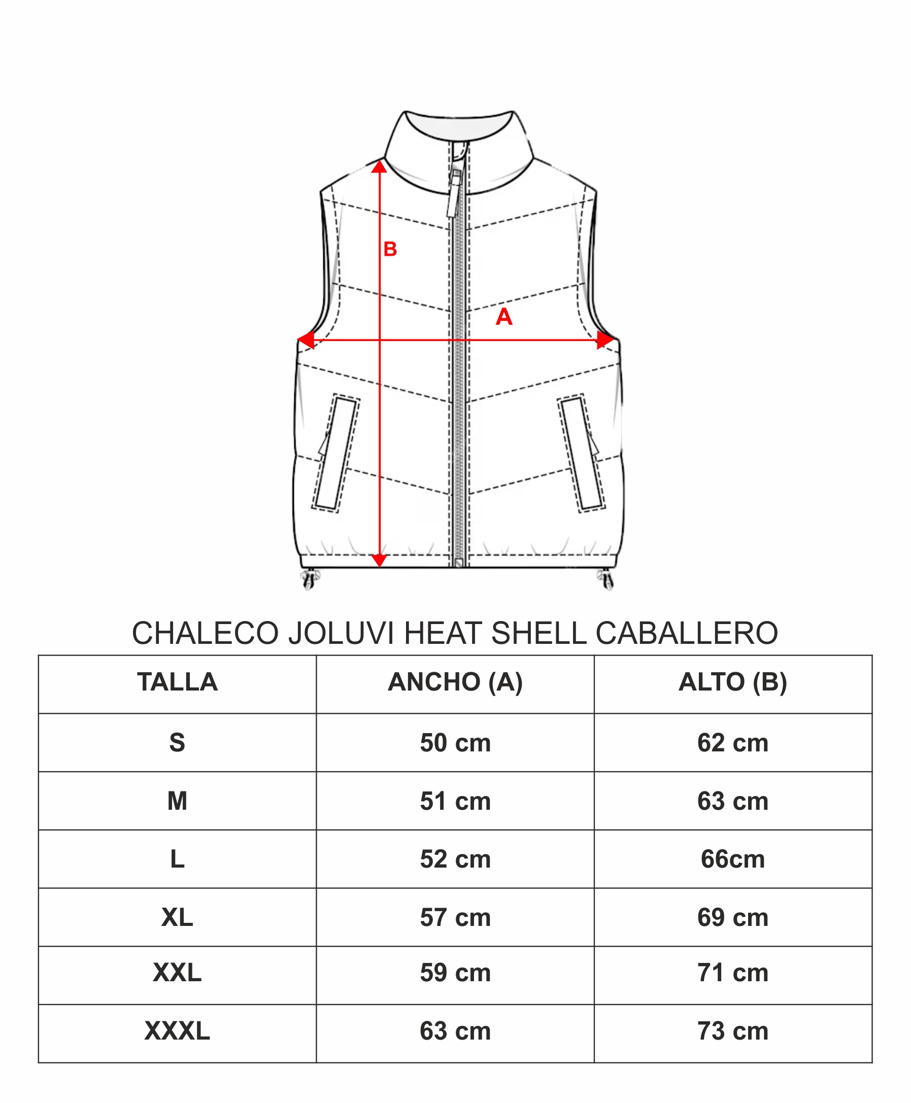 Chaleco Calefactable Joluvi Heat- Calzados & Deportes Luciano con